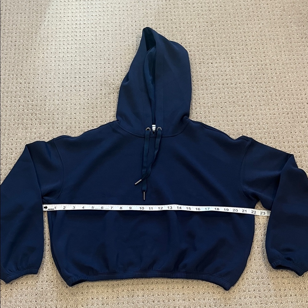 Spanx Air essentials cropped hoodie.